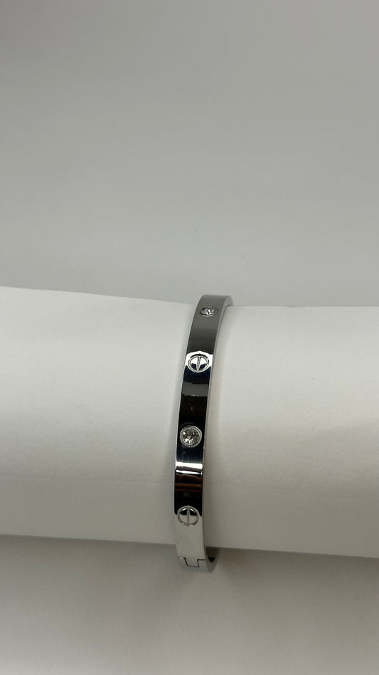 Radiant Charm Bangle with Crystal Detailing - Zyro