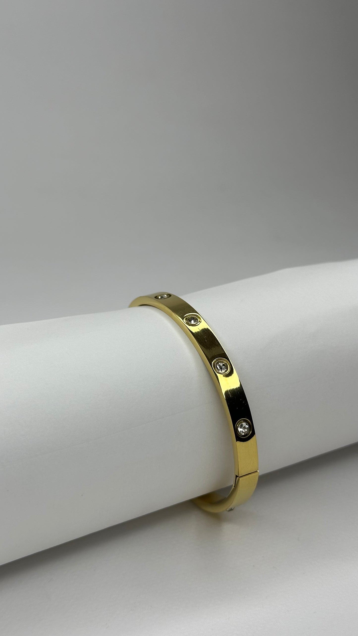 Radiant Charm Bangle with Crystal Detailing - Zyro
