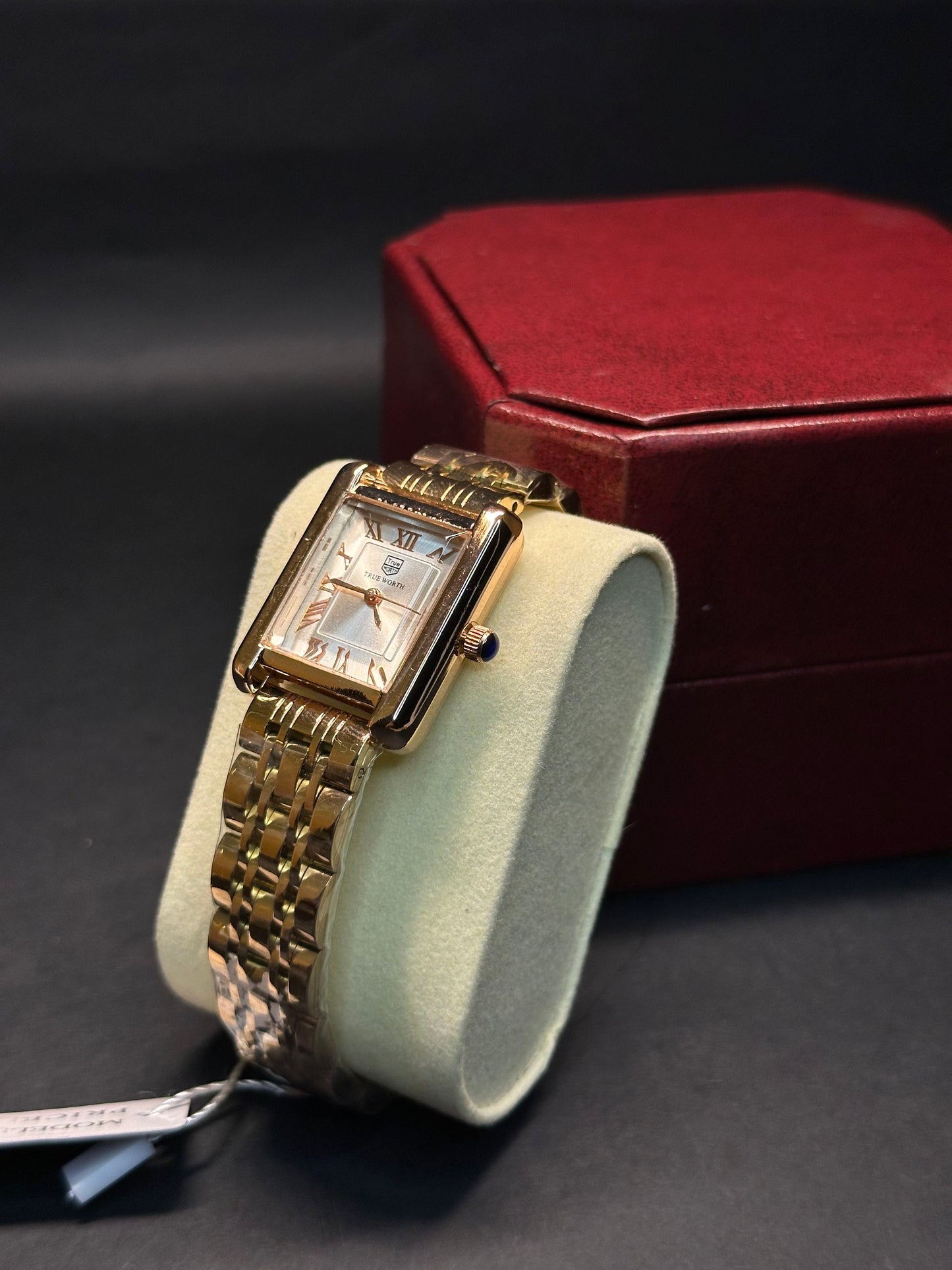 True Worth Women’s Rectangular Watch Zyro