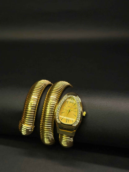 Golden Snake Watch/Bracelet