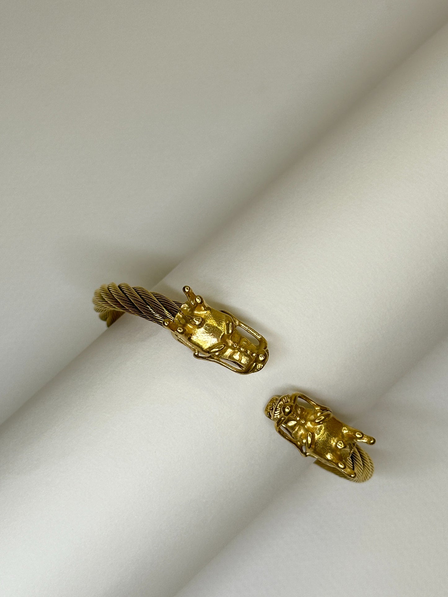 Golden Panther Cuff Bracelet Zyro