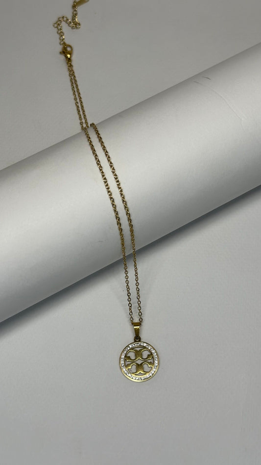 Golden Halo Crest Pendant - Zyro