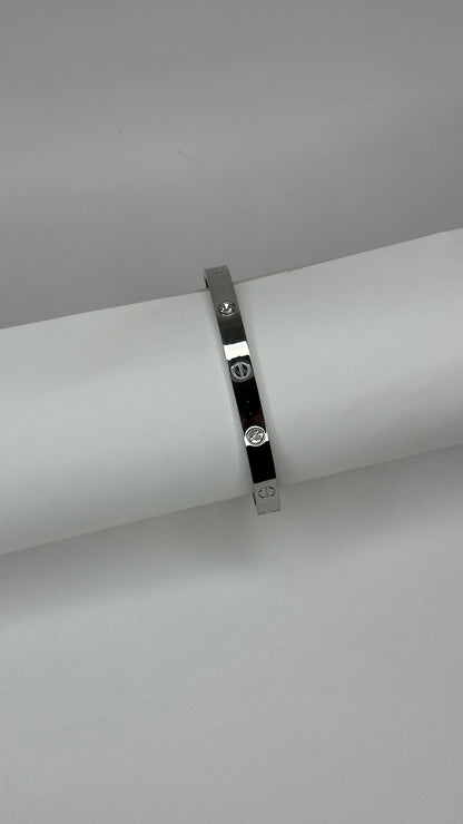 Radiant Charm Bangle with Crystal Detailing - Zyro