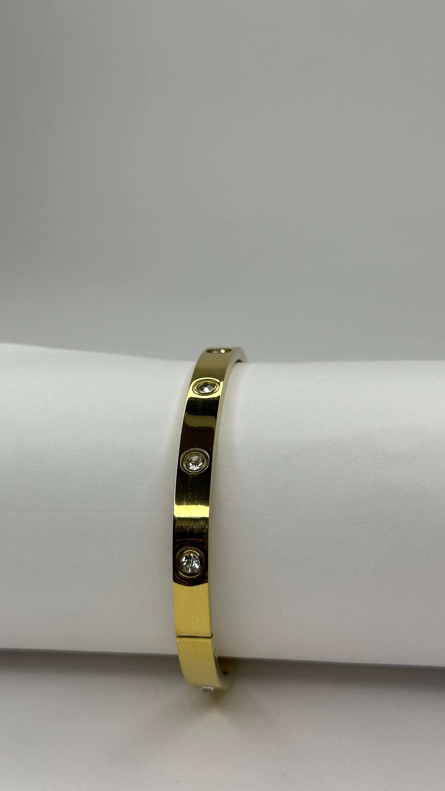 Radiant Charm Bangle with Crystal Detailing - Zyro