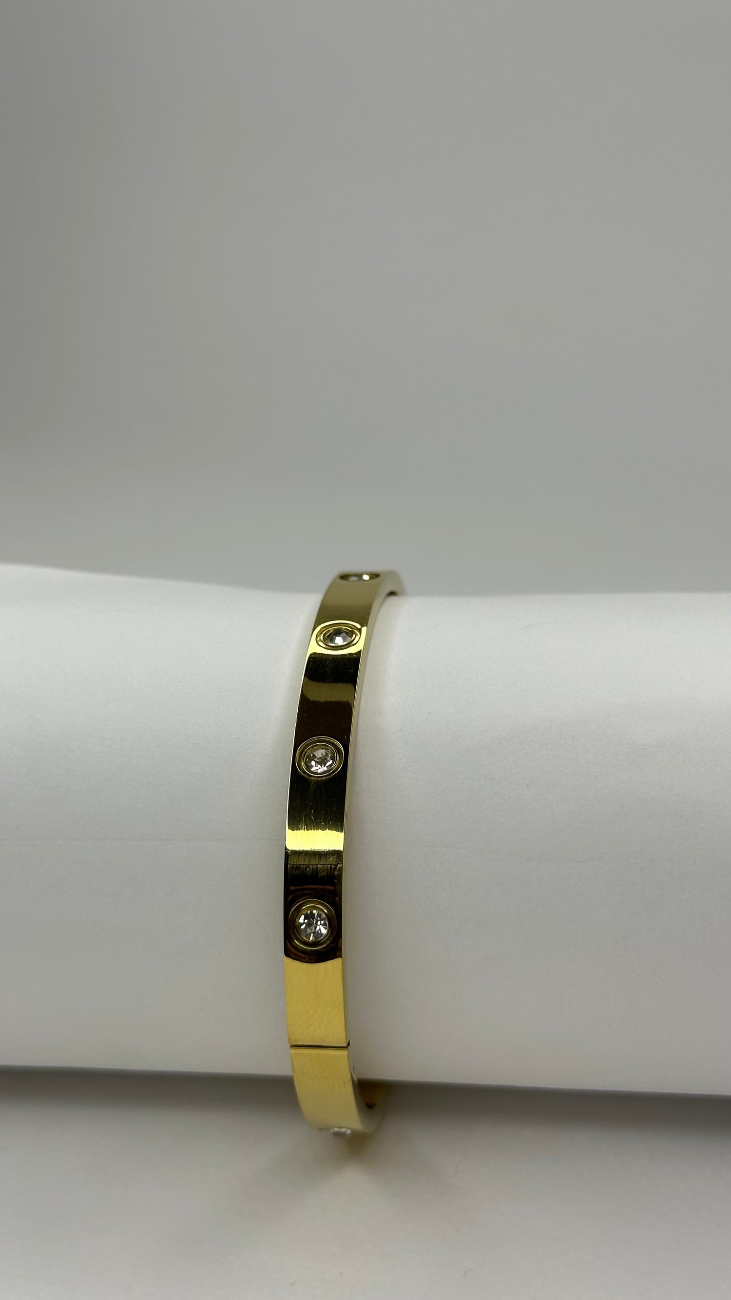 Radiant Charm Bangle with Crystal Detailing - Zyro