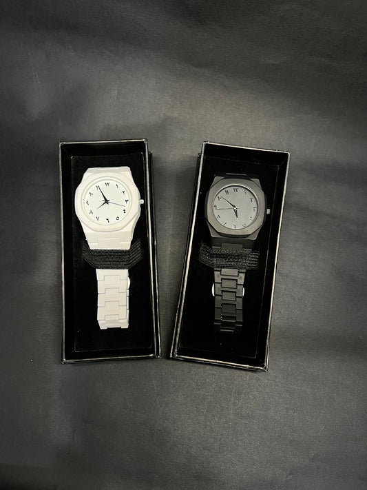 The Perfect Combo — Black & White Arabic Watches! - Zyro